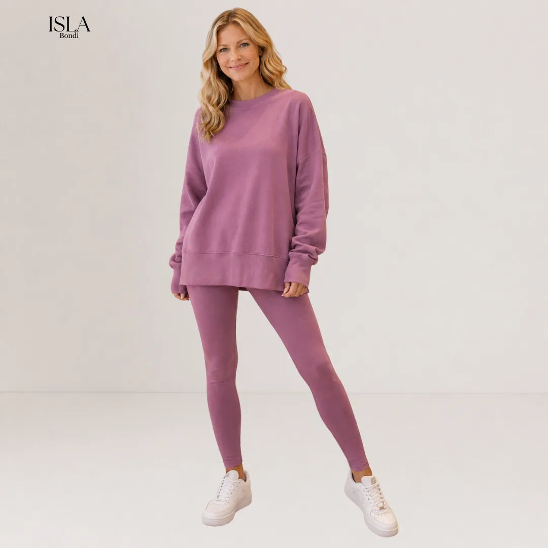 YACHI™ - Casual Long Sleeve Sweatshirt and Pants Set