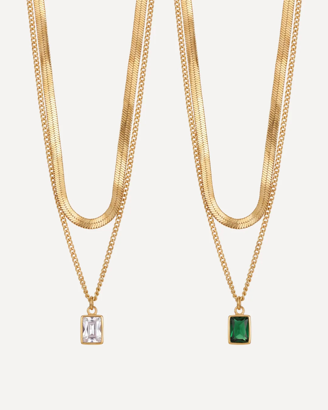 Eleanora Layered Necklace Set Prestige