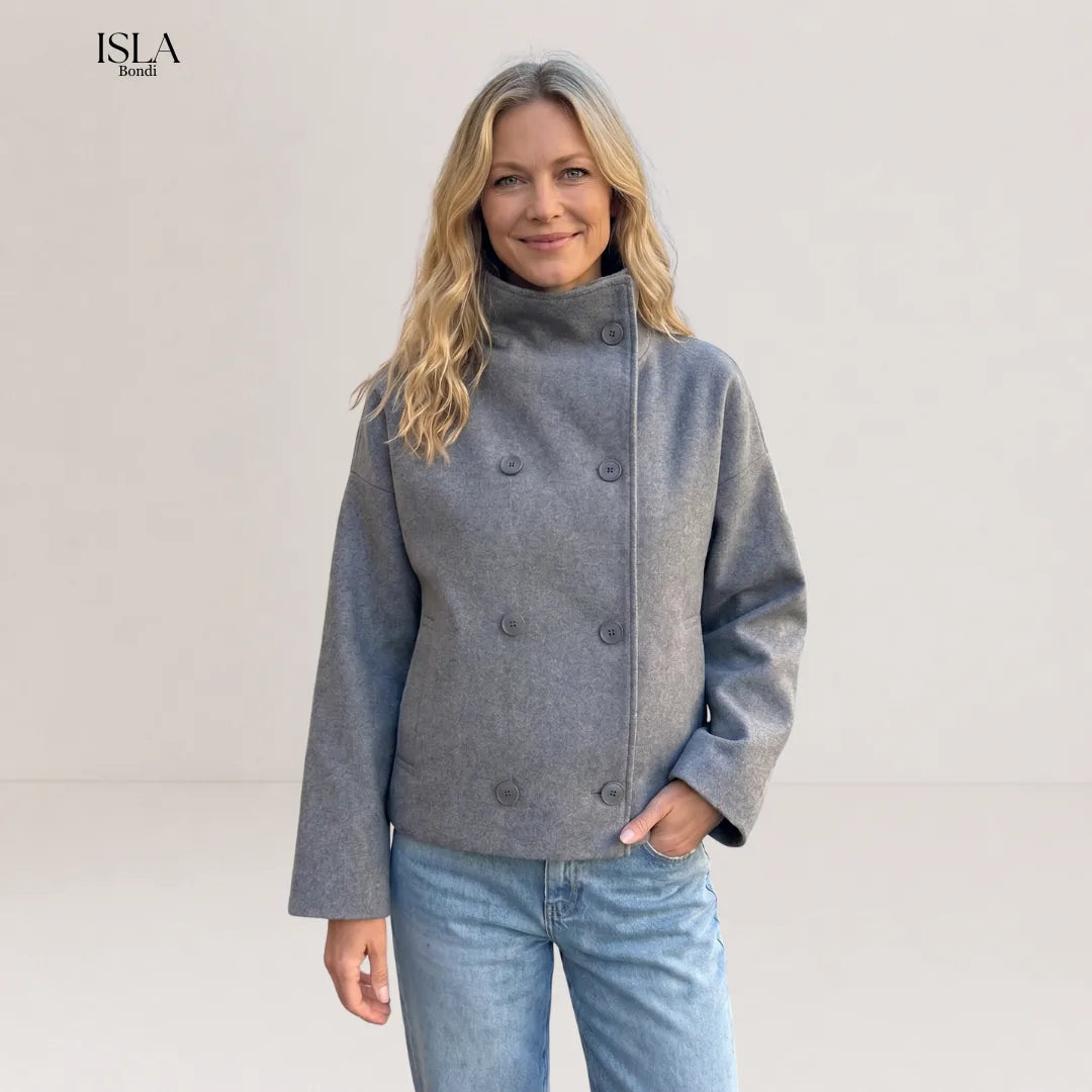 Loreta Jacket with Stand Collar
