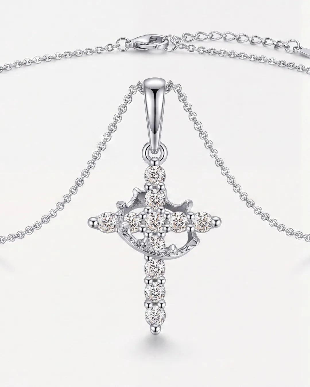 Valencia Cross Pendant Necklace Divine