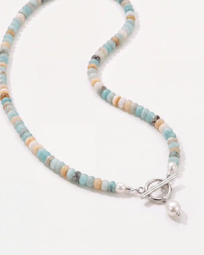 Mariselle Turquoise Beaded Necklace Serenity