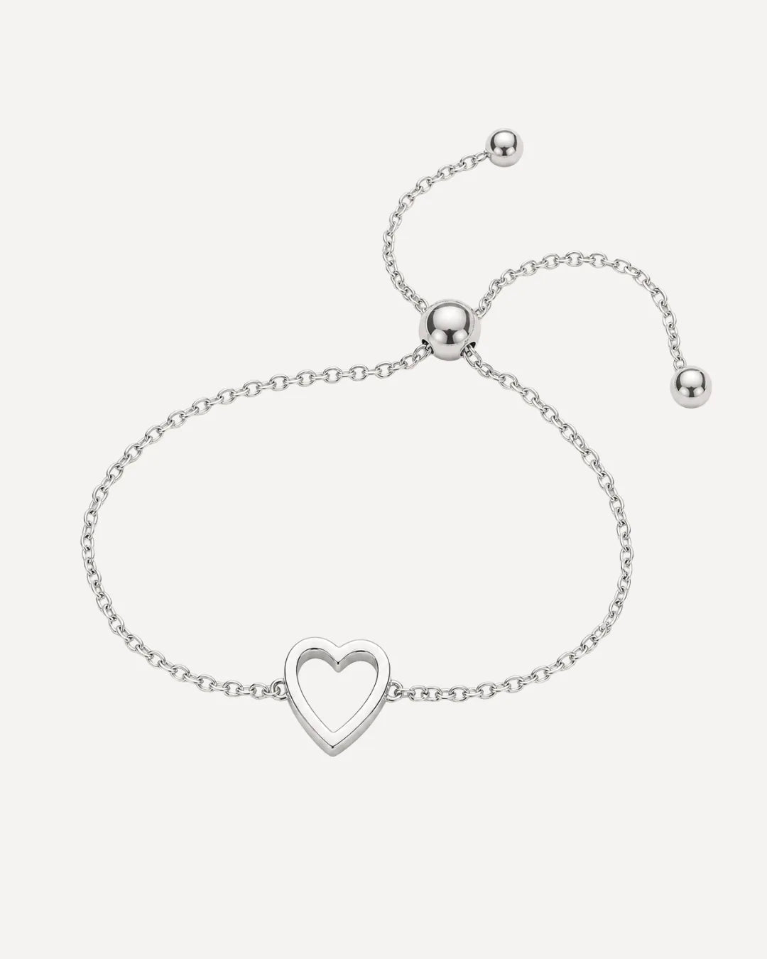 Aurora Matching Heart Charm Bracelet