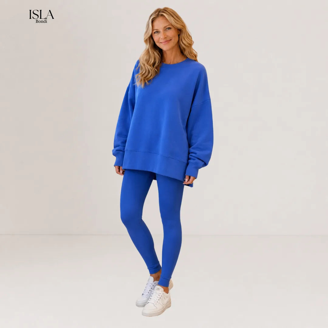 YACHI™ - Casual Long Sleeve Sweatshirt and Pants Set