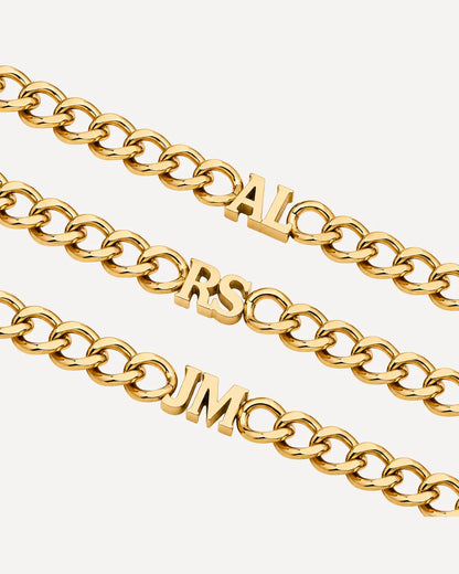 Olivia Initial Choker Necklace