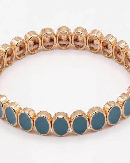 Vivienne Oval Stretch Bracelet Elegance