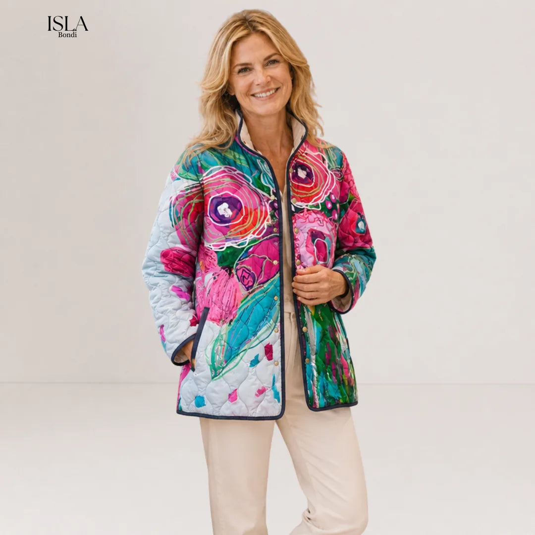 CALLIOPE™ | Elegant Floral Pattern Jacket