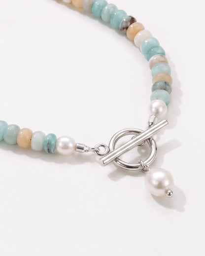 Mariselle Turquoise Beaded Necklace Serenity