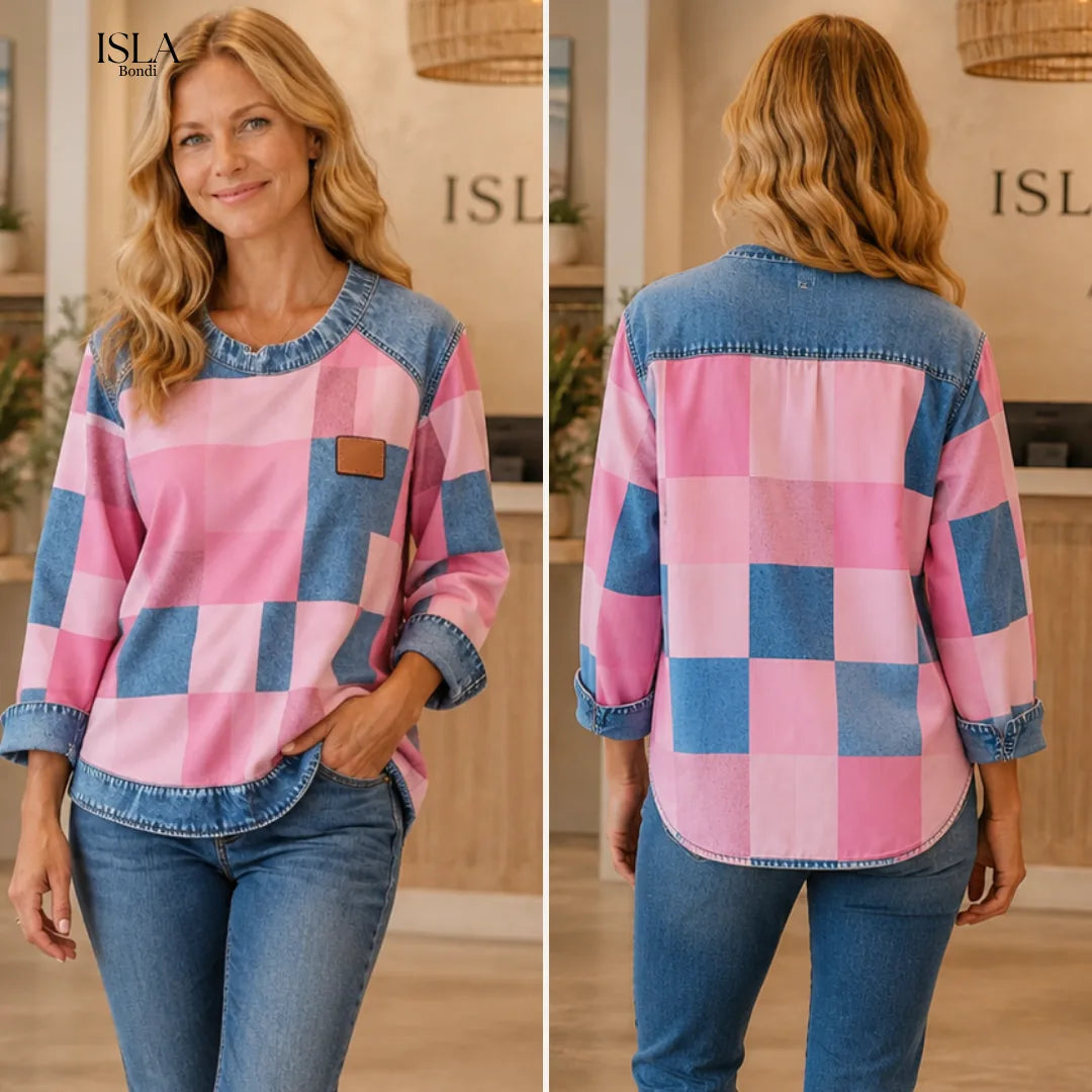 ARIA | VINTAGE CHECK SWEATER
