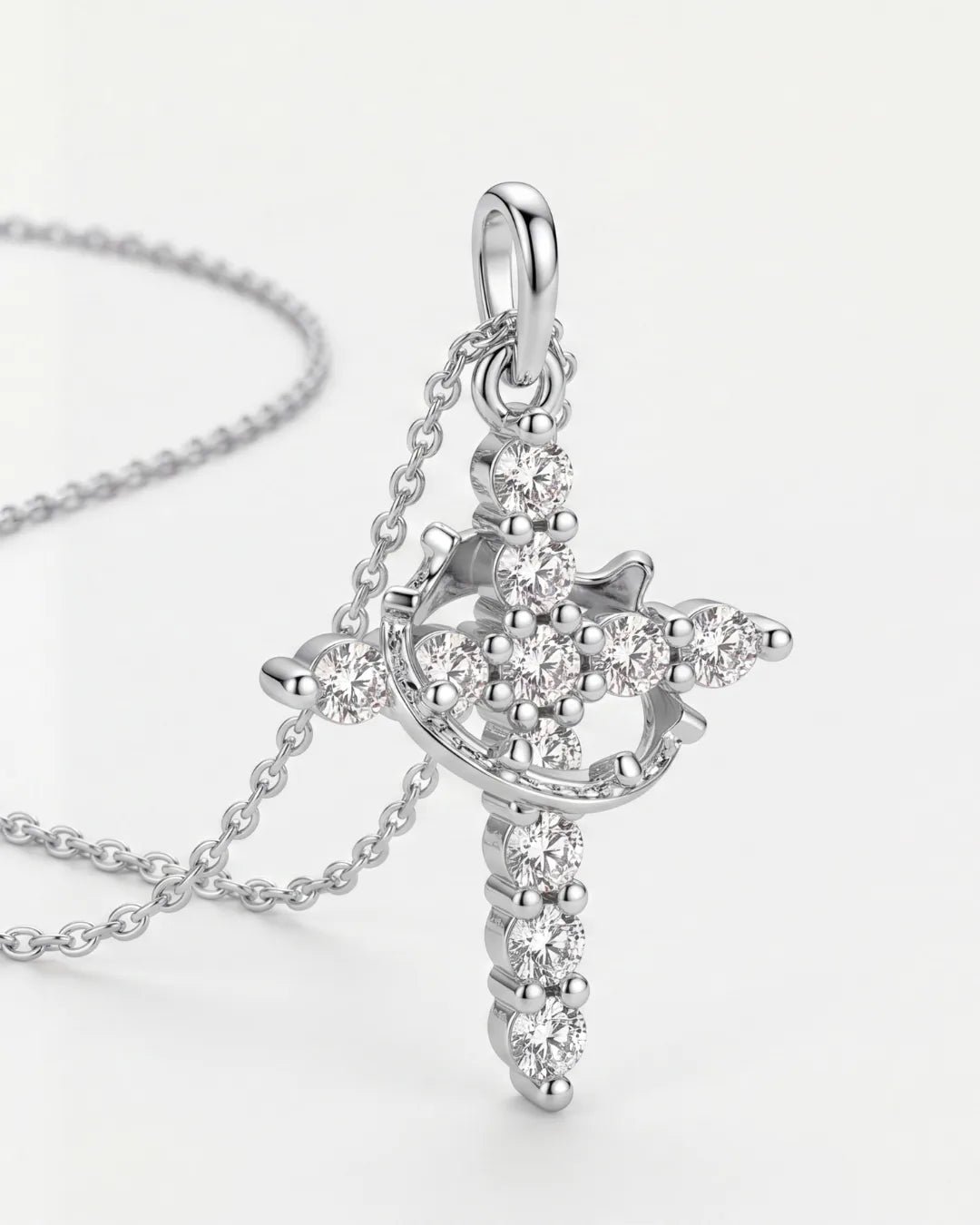 Valencia Cross Pendant Necklace Divine