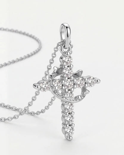Valencia Cross Pendant Necklace Divine