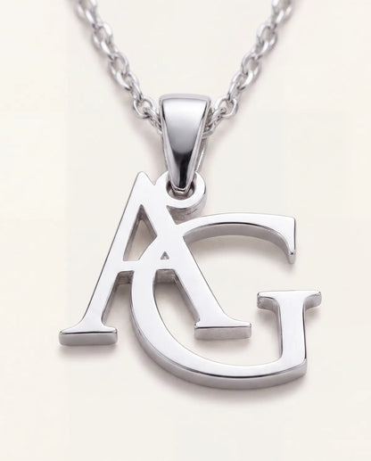 Celestine Initial Pendant Necklace Signature