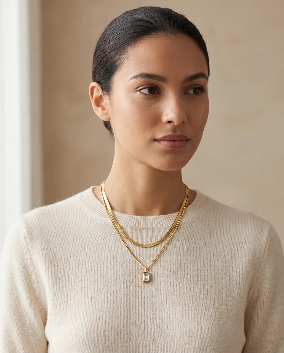 Eleanora Layered Necklace Set Prestige