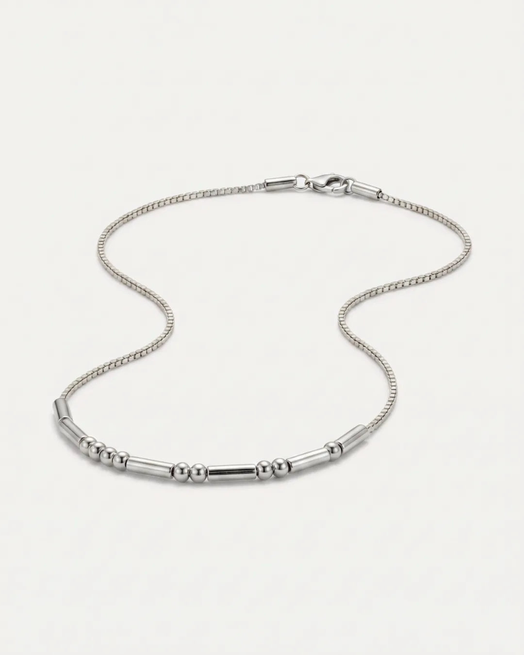 Rosalind Morse Code Necklace Signature