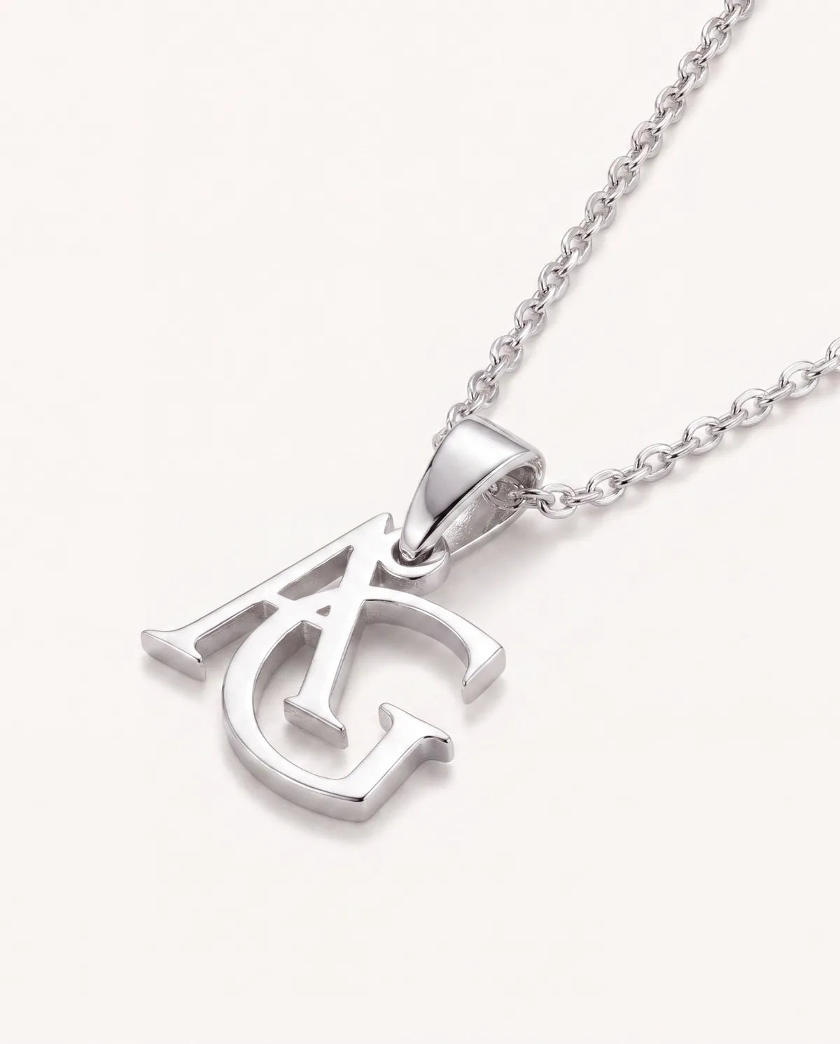 Celestine Initial Pendant Necklace Signature