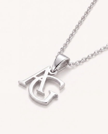 Celestine Initial Pendant Necklace Signature