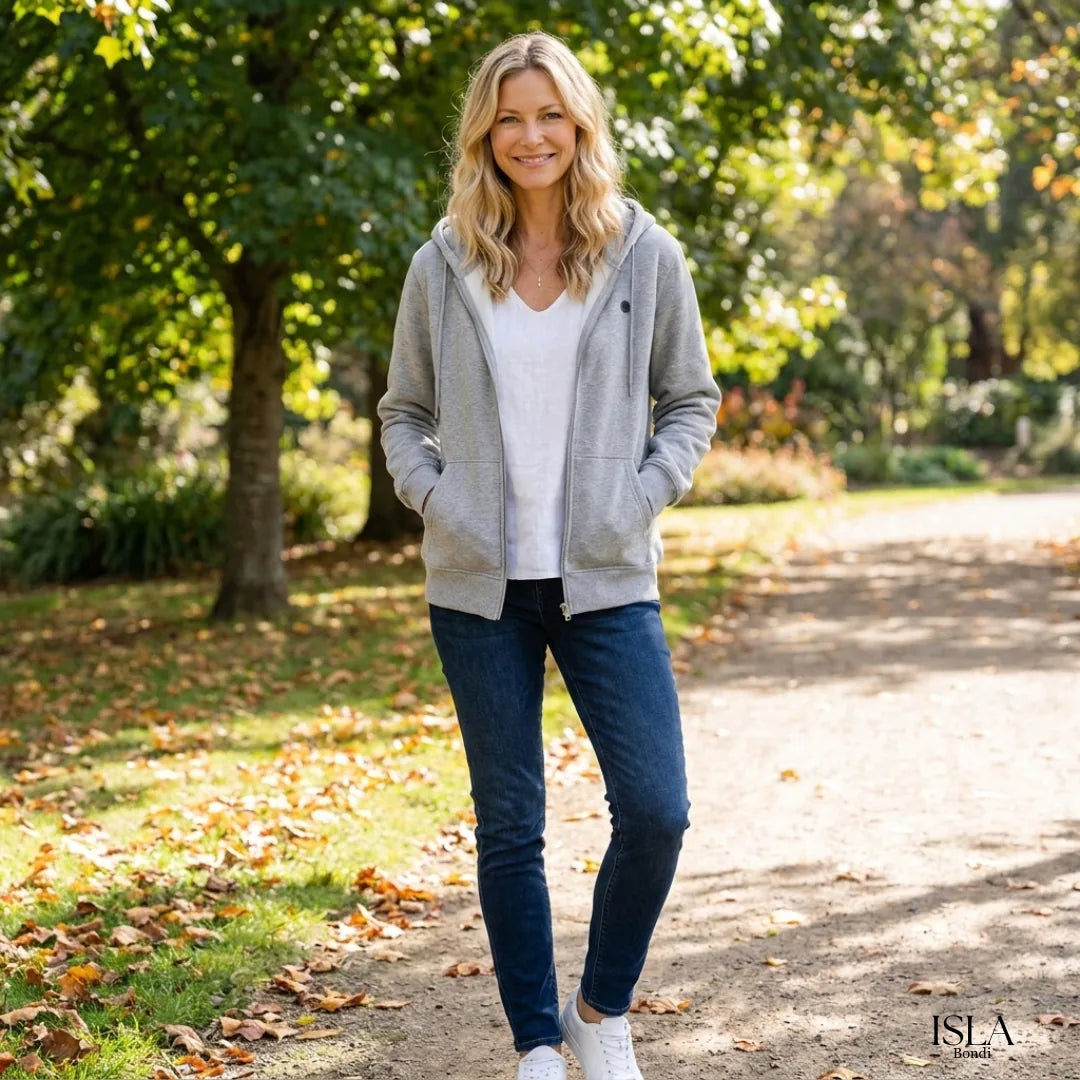 Women's Heated Jacket Hoodie Zip Up Kangaroo Pocket | Winter