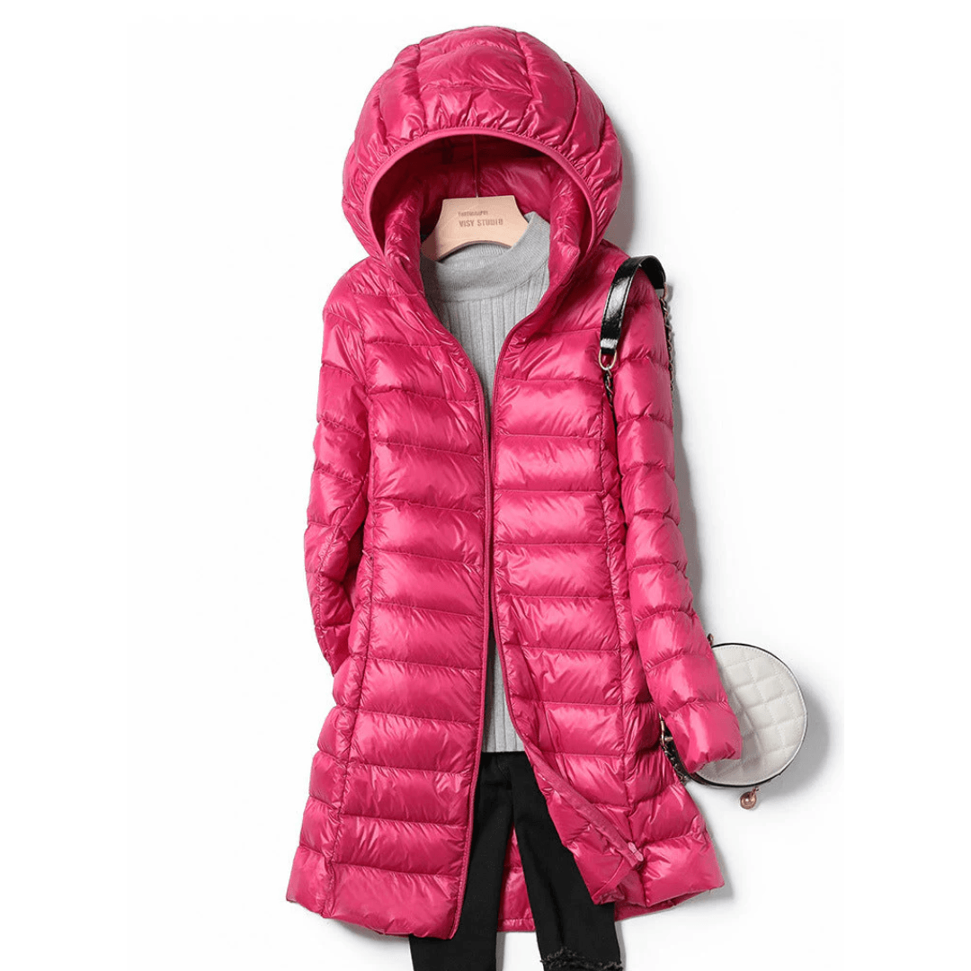 Katie - Long Ultralight Puff Down Jacket