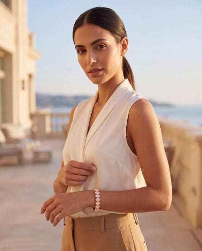 Vivienne Oval Stretch Bracelet Elegance