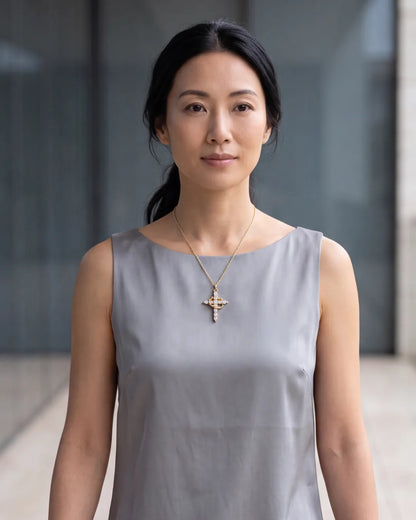 Valencia Cross Pendant Necklace Divine