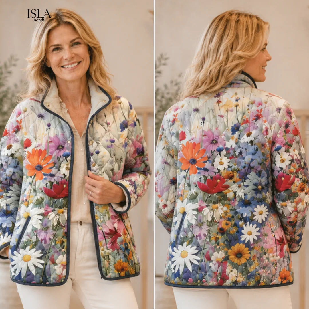 CARTER™ | Vintage Charming Floral Quilted Jacket