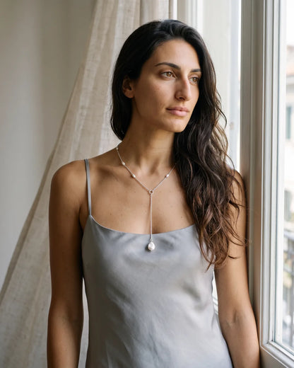 Seraphine Pearl Y Necklace Grace